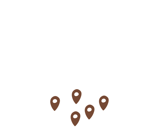 Carte de France avec filières du sud-ouest